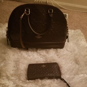 Coach Sierra Handbag w/ wallet